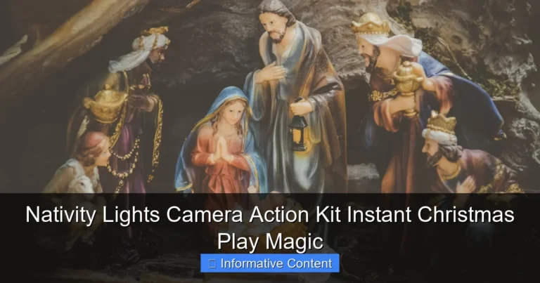 Nativity Lights Camera Action Kit Instant Christmas Play Magic