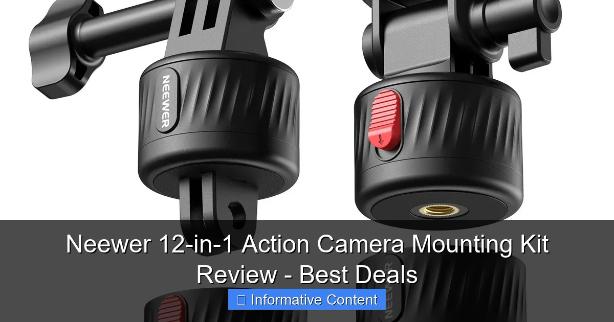 Neewer 12-in-1 Action Camera Mounting Kit Review - Best Deals