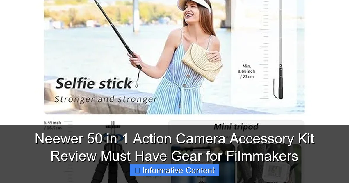 Neewer 50 in 1 Action Camera Accessory Kit Review Must Have Gear for Filmmakers