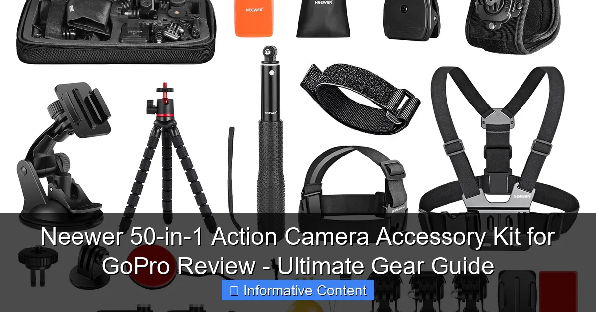 Neewer 50-in-1 Action Camera Accessory Kit for GoPro Review - Ultimate Gear Guide