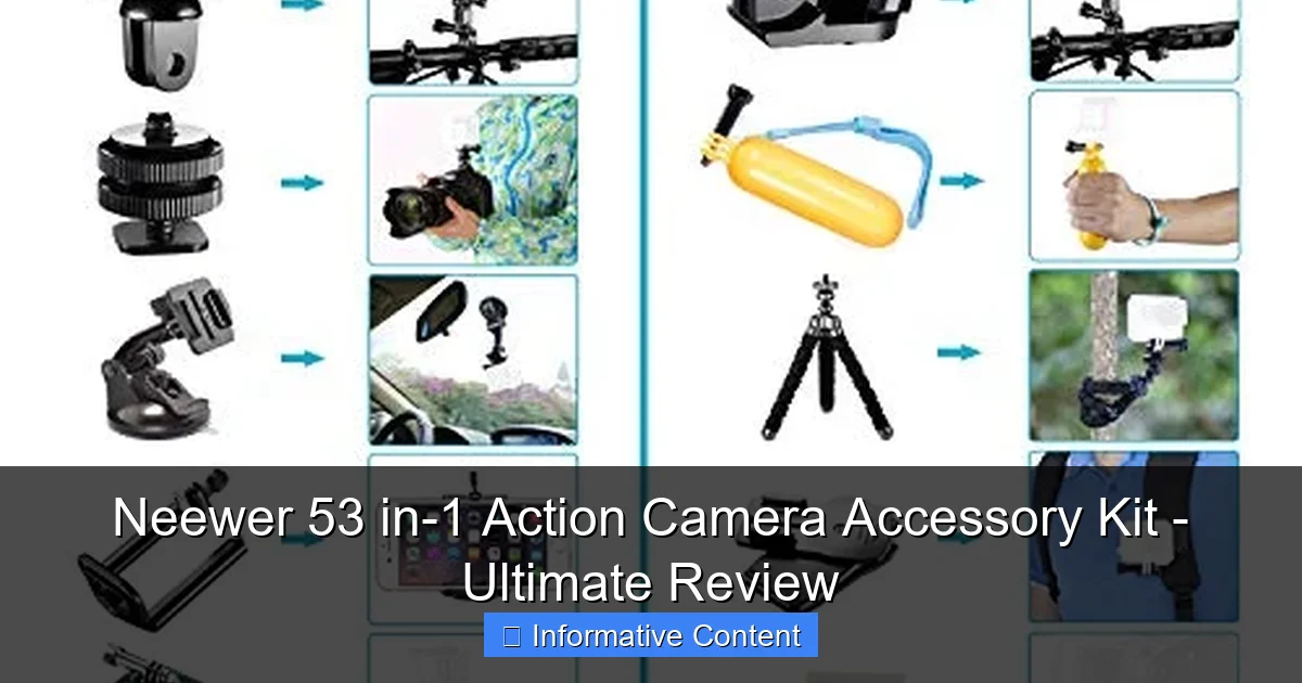 Neewer 53 in-1 Action Camera Accessory Kit - Ultimate Review