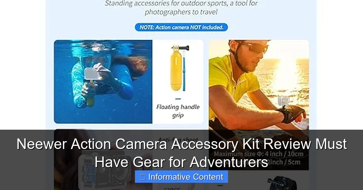 Neewer Action Camera Accessory Kit Review Must Have Gear for Adventurers