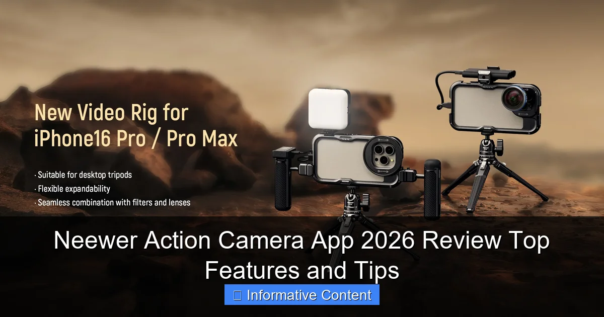 Neewer Action Camera App 2026 Review Top Features and Tips