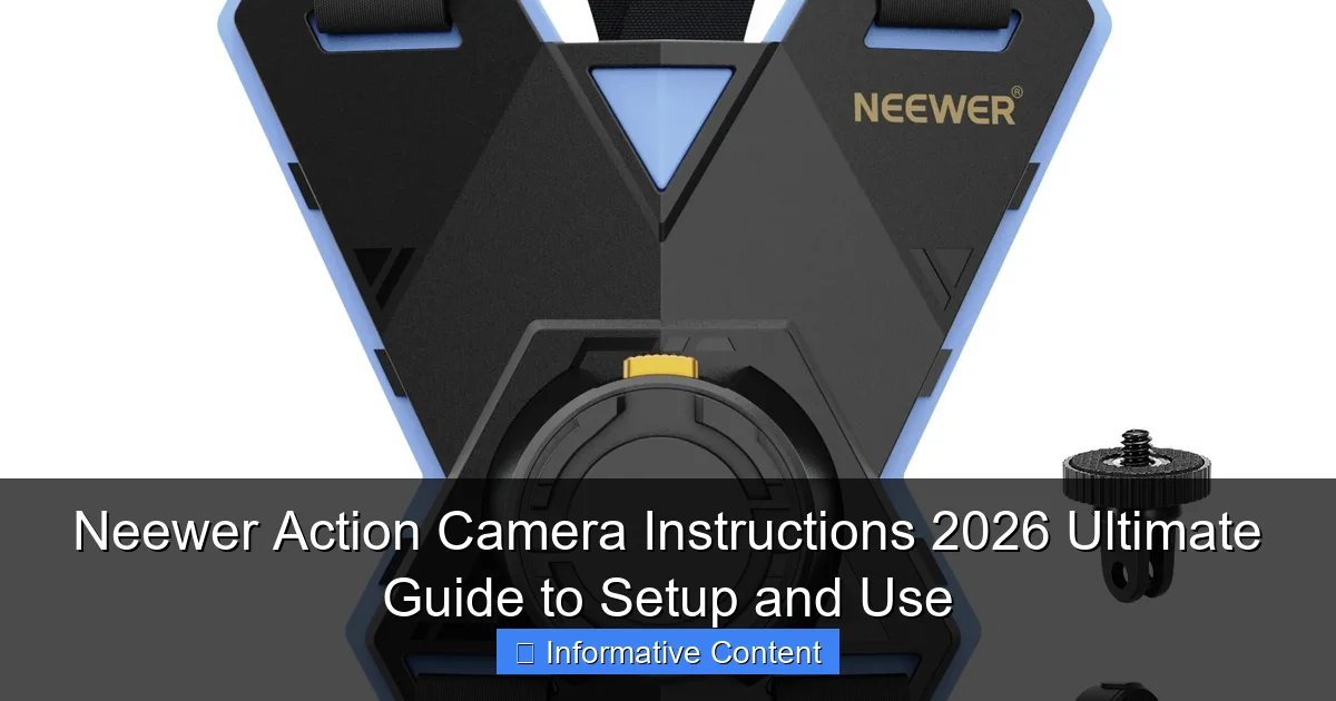 Neewer Action Camera Instructions 2026 Ultimate Guide to Setup and Use
