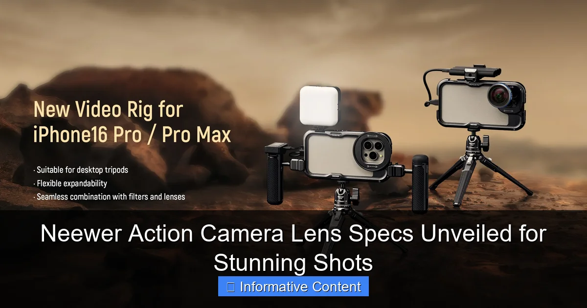 Neewer Action Camera Lens Specs Unveiled for Stunning Shots