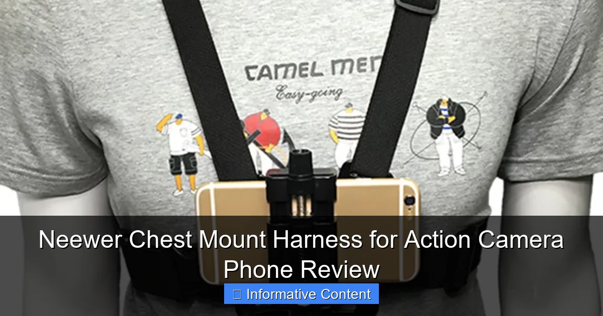 Neewer Chest Mount Harness for Action Camera Phone Review