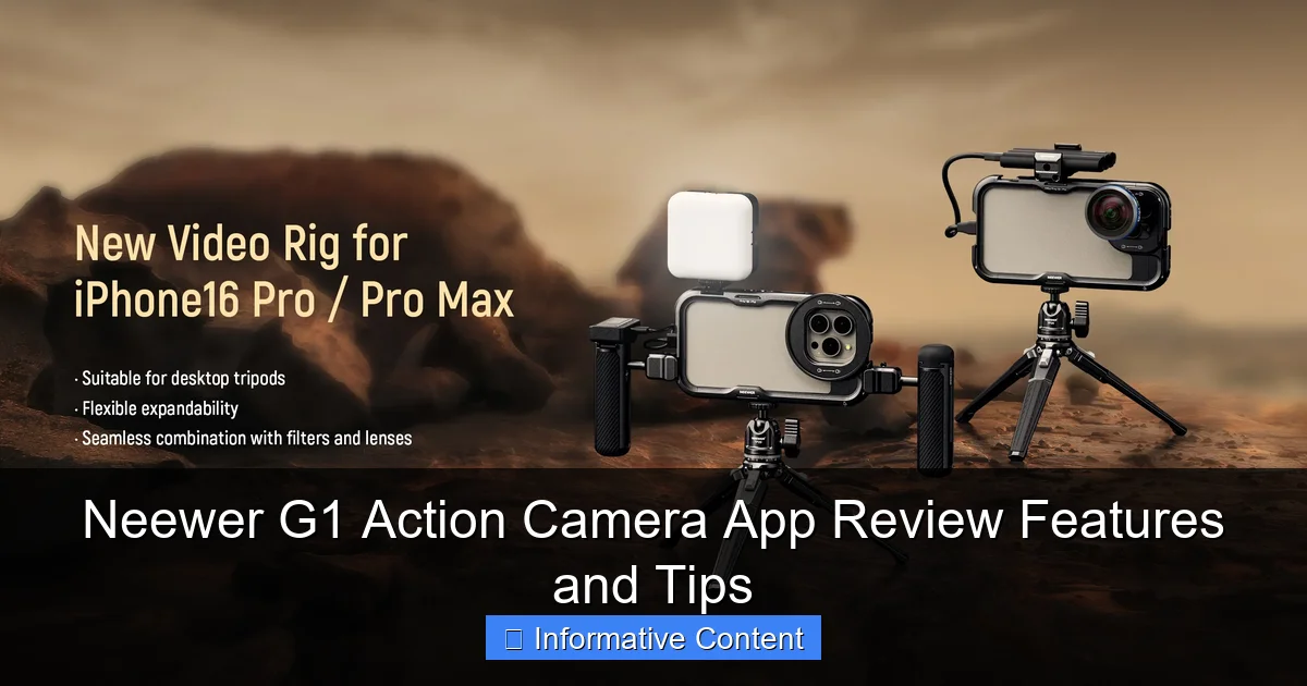 Neewer G1 Action Camera App Review Features and Tips
