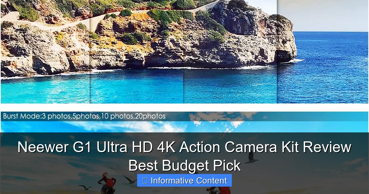 Neewer G1 Ultra HD 4K Action Camera Kit Review Best Budget Pick
