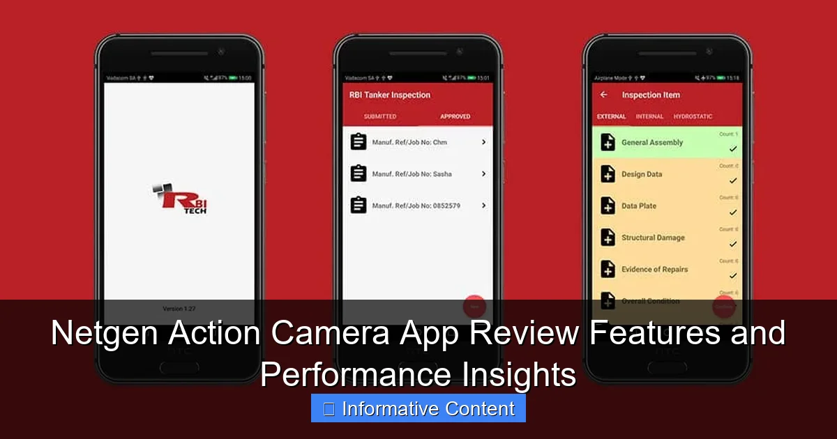 Netgen Action Camera App Review Features and Performance Insights