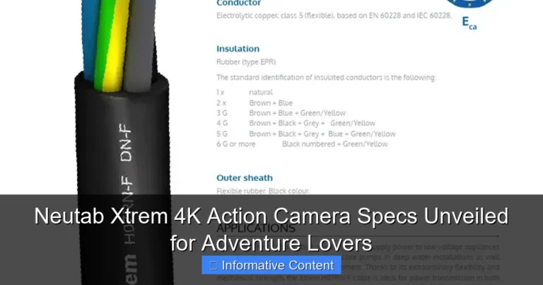 Neutab Xtrem 4K Action Camera Specs Unveiled for Adventure Lovers