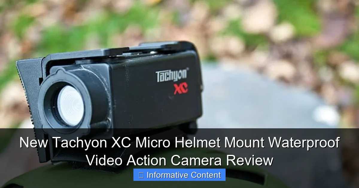 New Tachyon XC Micro Helmet Mount Waterproof Video Action Camera Review