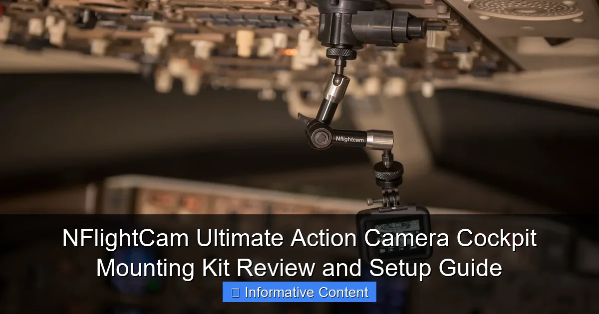NFlightCam Ultimate Action Camera Cockpit Mounting Kit Review and Setup Guide
