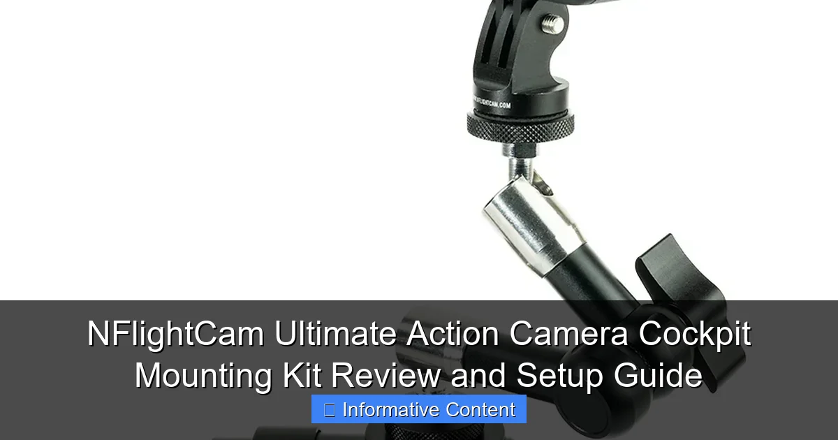 NFlightCam Ultimate Action Camera Cockpit Mounting Kit Review and Setup Guide