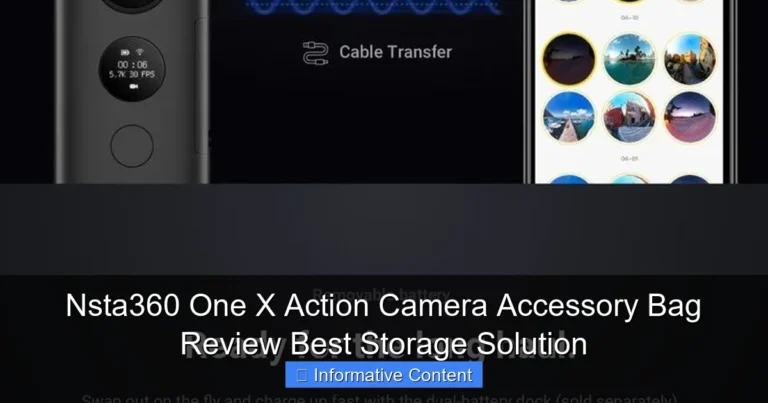 Nsta360 One X Action Camera Accessory Bag Review Best Storage Solution