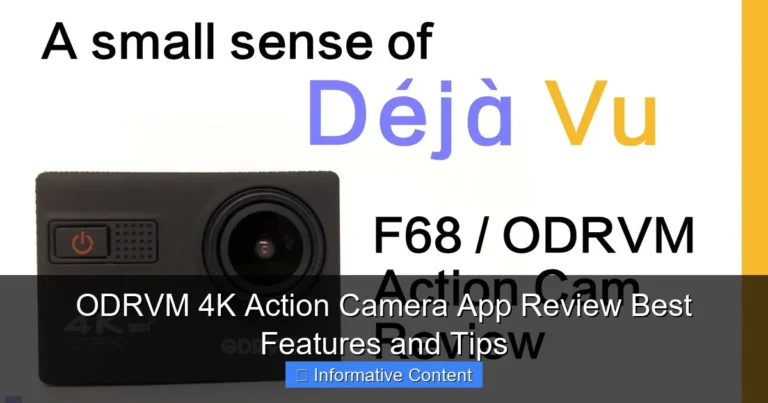 ODRVM 4K Action Camera App Review Best Features and Tips