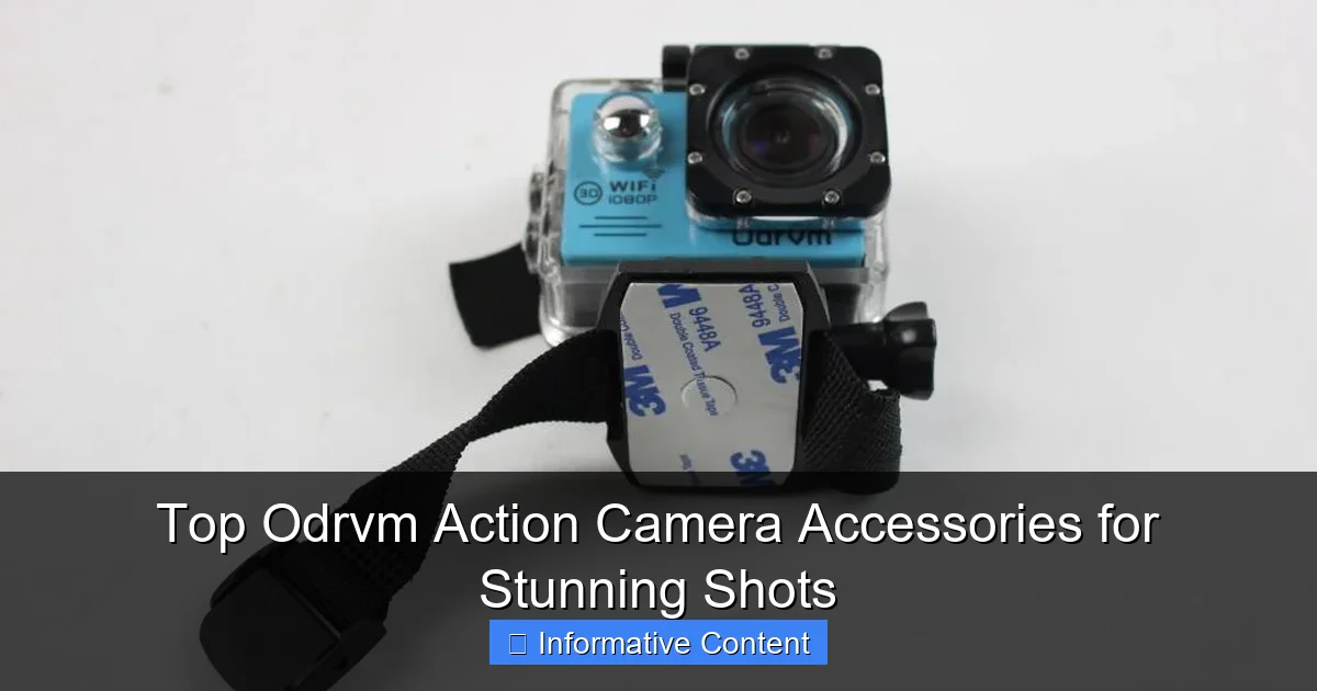 Top Odrvm Action Camera Accessories for Stunning Shots