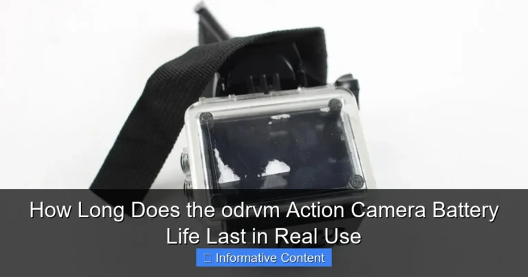 How Long Does the odrvm Action Camera Battery Life Last in Real Use