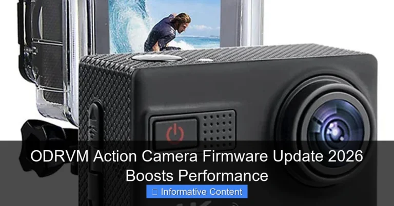 ODRVM Action Camera Firmware Update 2026 Boosts Performance