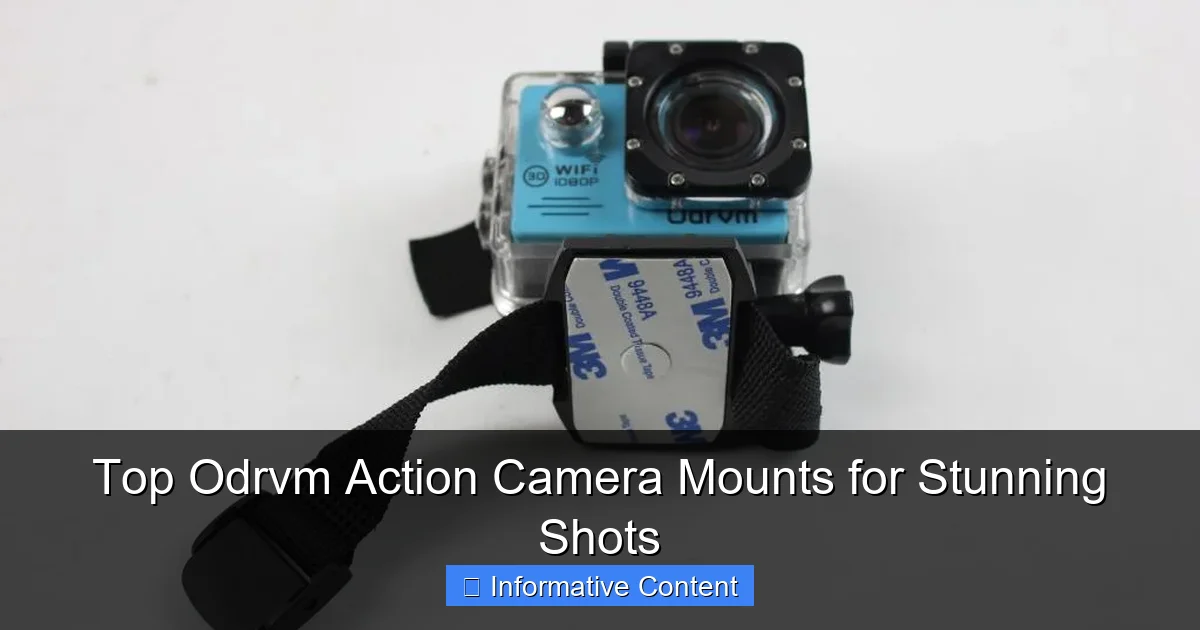 Top Odrvm Action Camera Mounts for Stunning Shots