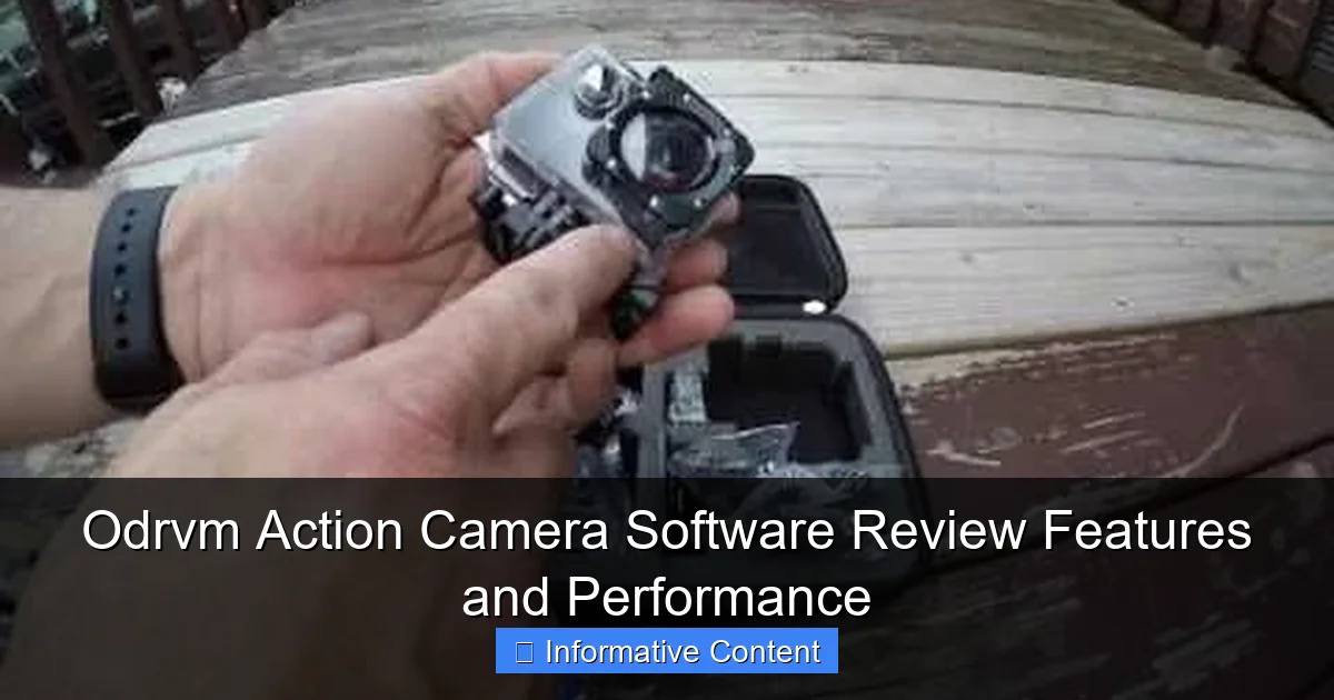 Odrvm Action Camera Software Review Features and Performance