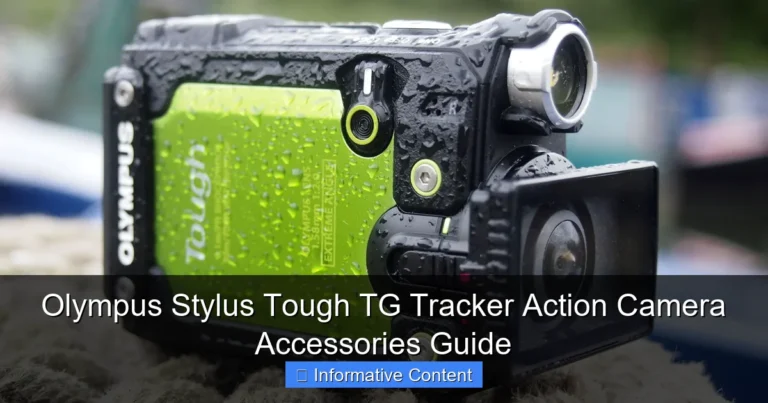 Olympus Stylus Tough TG Tracker Action Camera Accessories Guide
