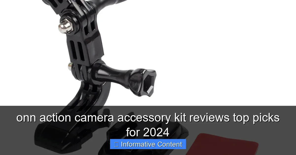 onn action camera accessory kit reviews top picks for 2024