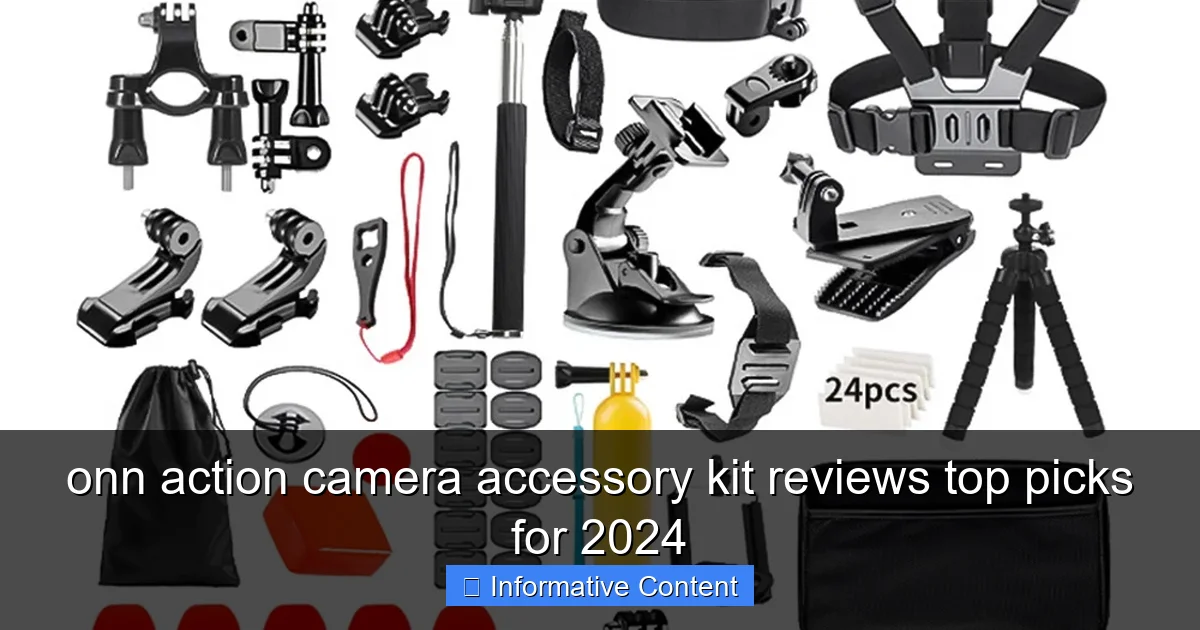 onn action camera accessory kit reviews top picks for 2024