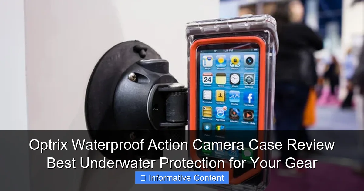 Optrix Waterproof Action Camera Case Review Best Underwater Protection for Your Gear