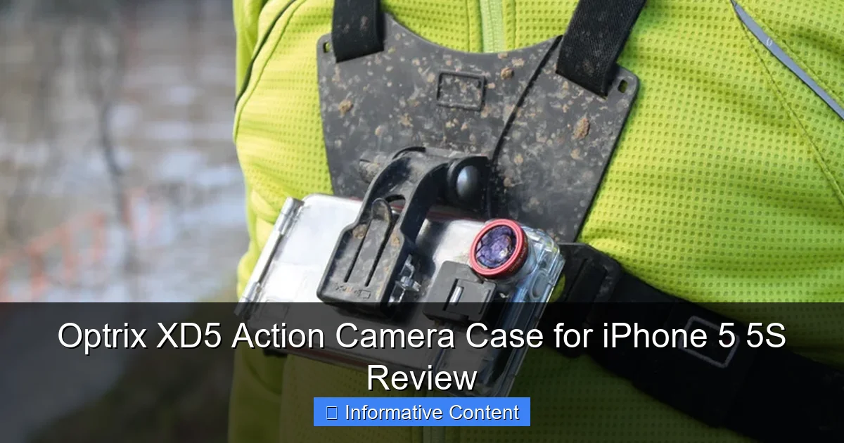 Optrix XD5 Action Camera Case for iPhone 5 5S Review