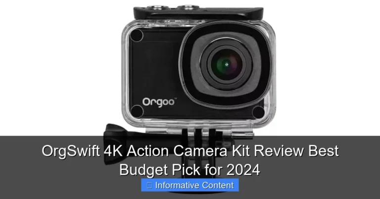 OrgSwift 4K Action Camera Kit Review Best Budget Pick for 2024