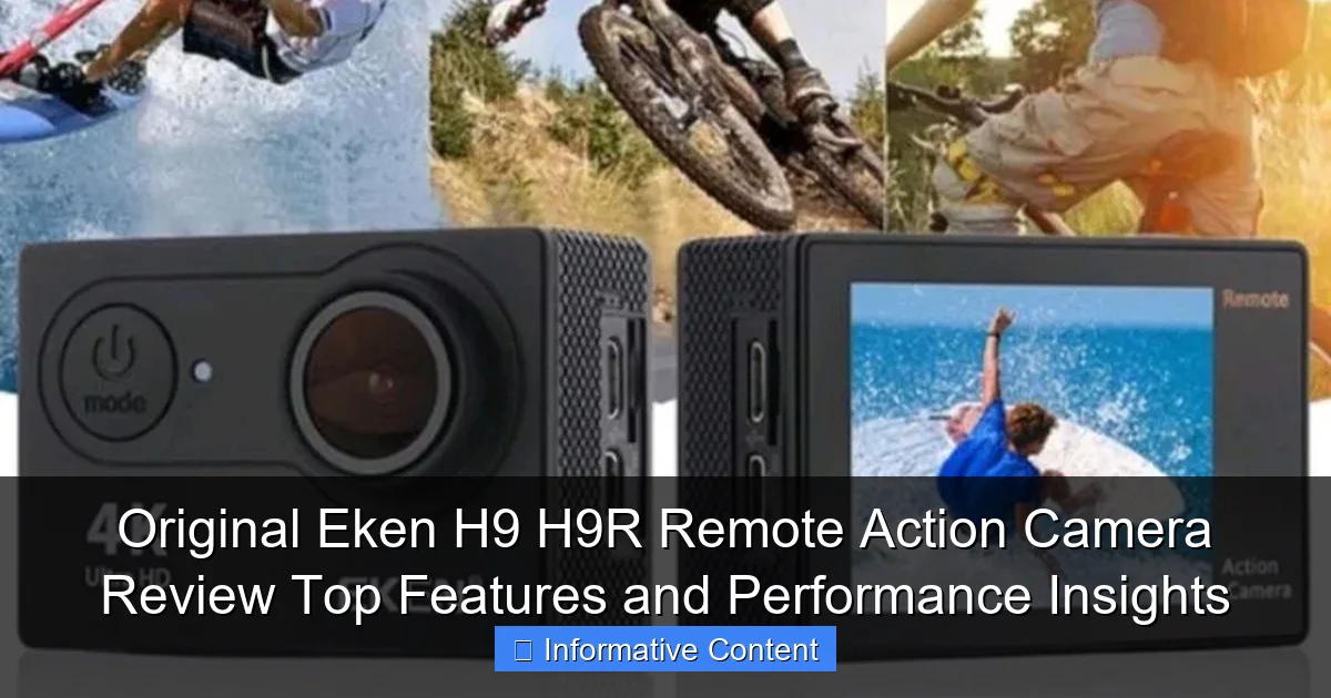 Original Eken H9 H9R Remote Action Camera Review Top Features and Performance Insights