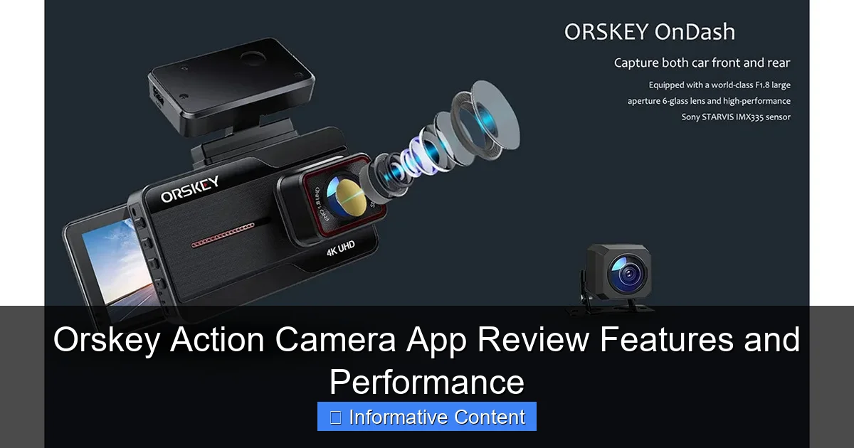 Orskey Action Camera App Review Features and Performance