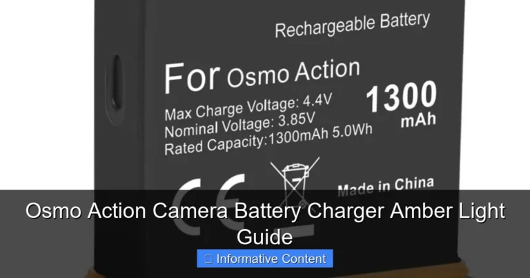 Osmo Action Camera Battery Charger Amber Light Guide
