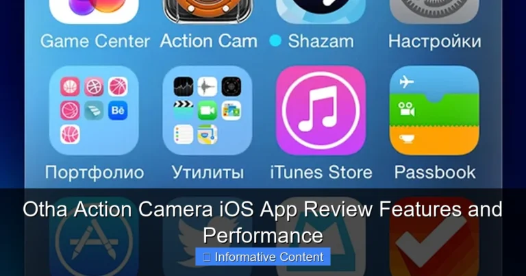 Otha Action Camera iOS App Review Features and Performance