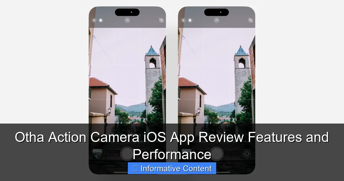 Otha Action Camera iOS App Review Features and Performance
