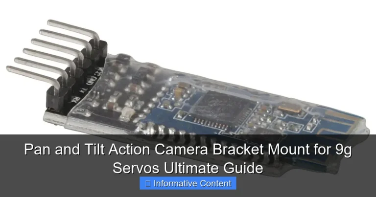 Pan and Tilt Action Camera Bracket Mount for 9g Servos Ultimate Guide