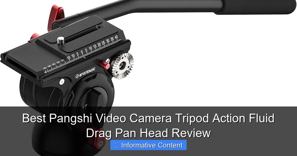 Best Pangshi Video Camera Tripod Action Fluid Drag Pan Head Review
