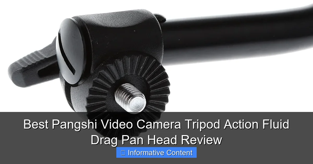Best Pangshi Video Camera Tripod Action Fluid Drag Pan Head Review