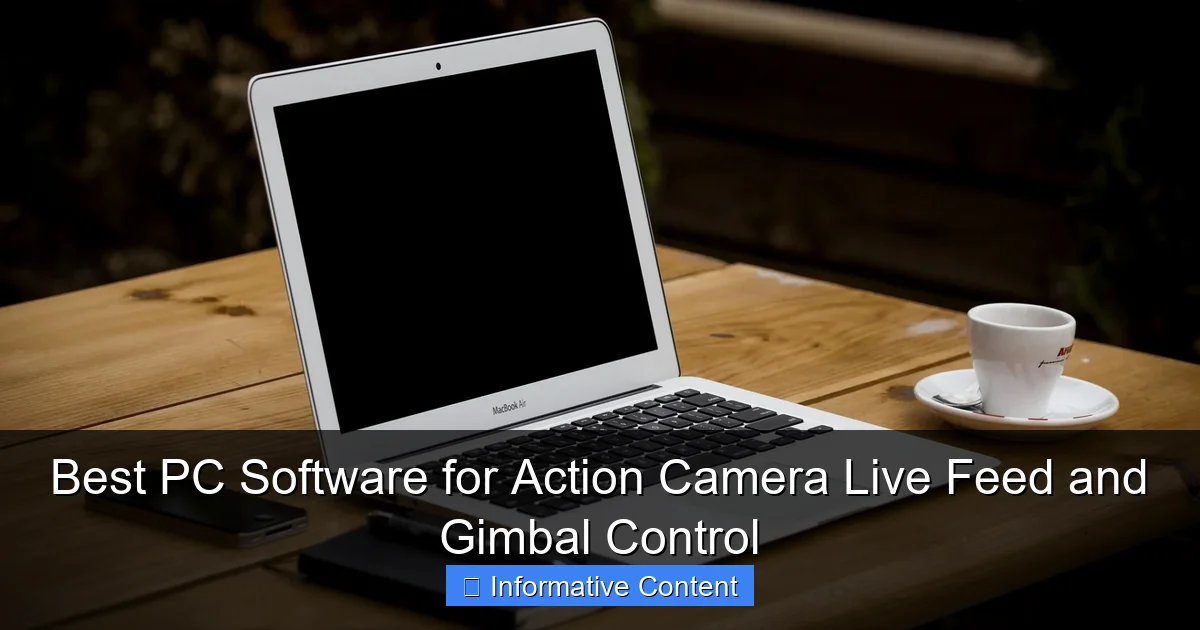 Best PC Software for Action Camera Live Feed and Gimbal Control