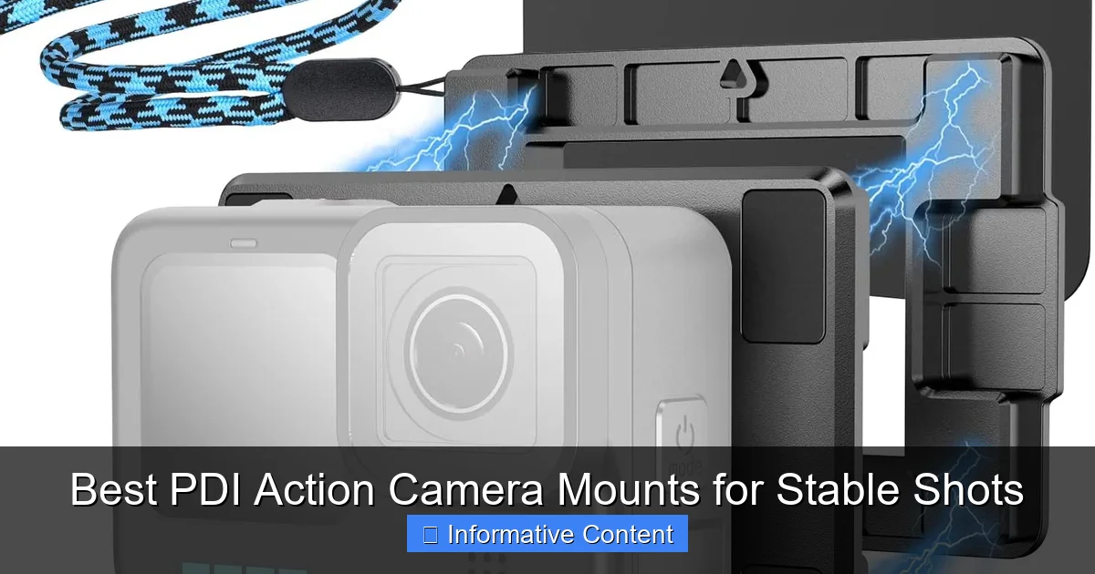 Best PDI Action Camera Mounts for Stable Shots