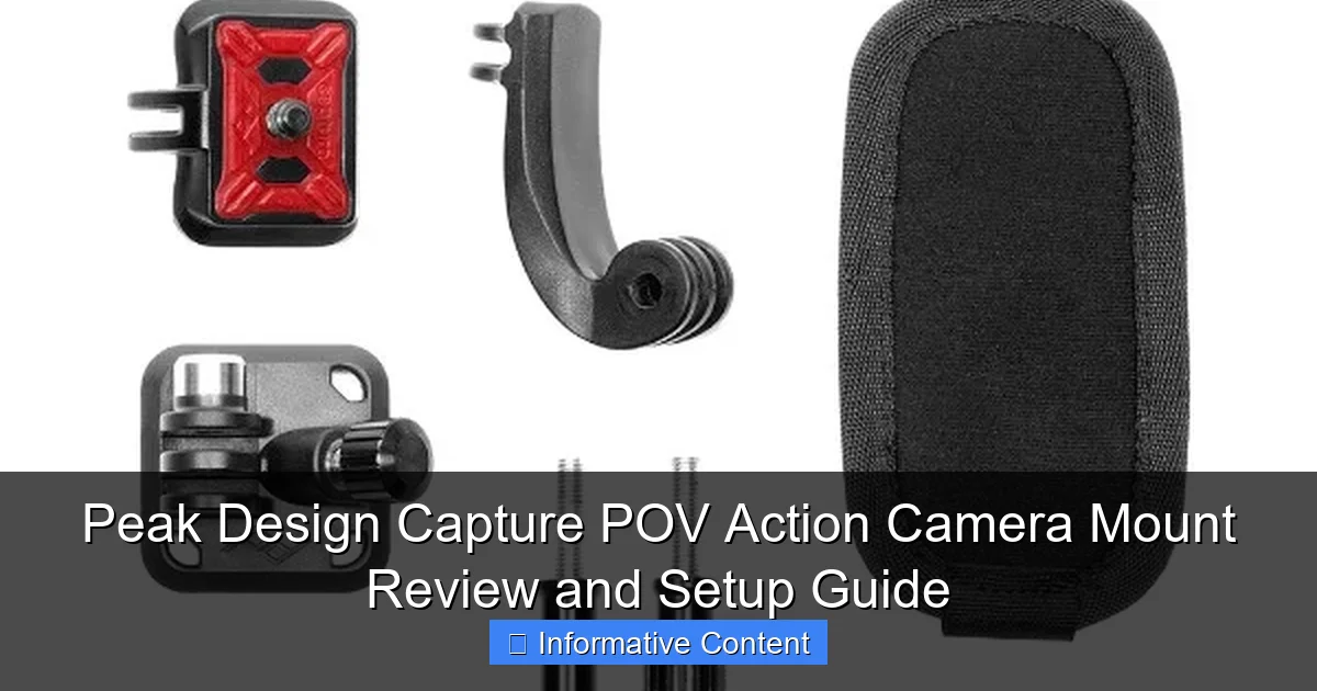 Peak Design Capture POV Action Camera Mount Review and Setup Guide
