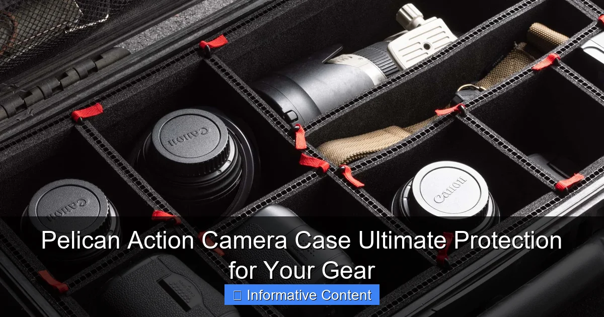 Pelican Action Camera Case Ultimate Protection for Your Gear