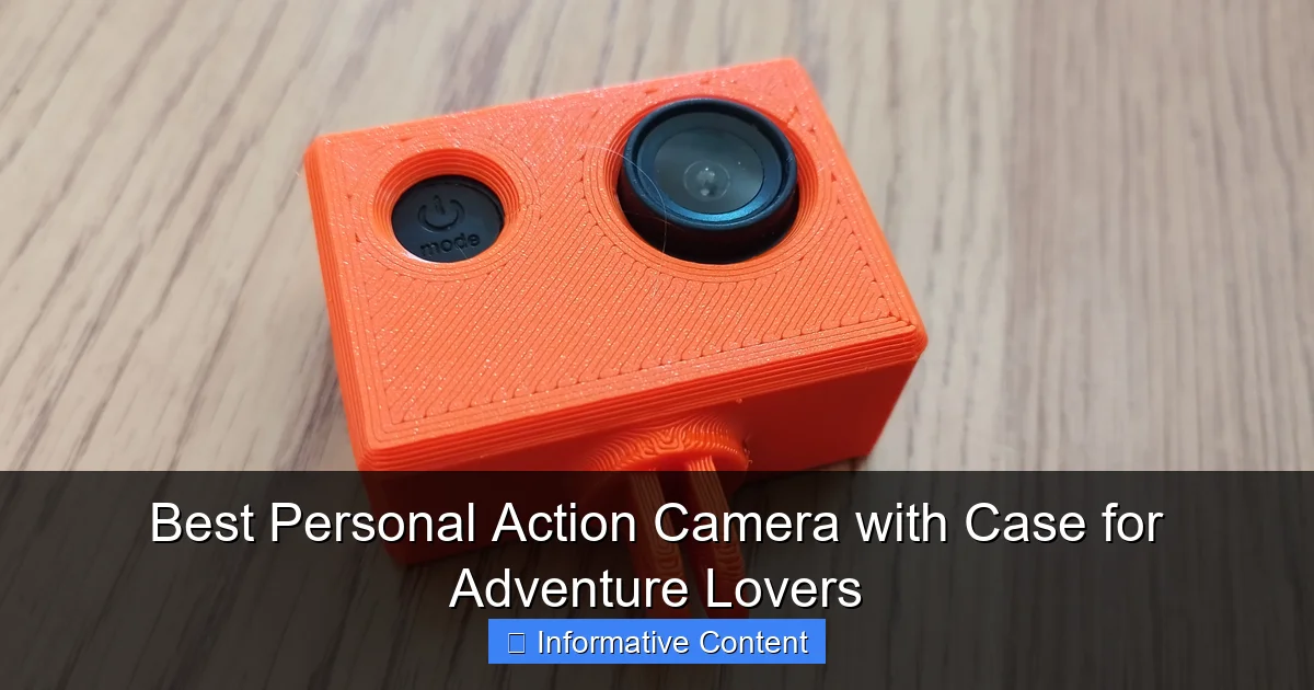 Best Personal Action Camera with Case for Adventure Lovers