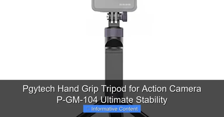 Pgytech Hand Grip Tripod for Action Camera P-GM-104 Ultimate Stability