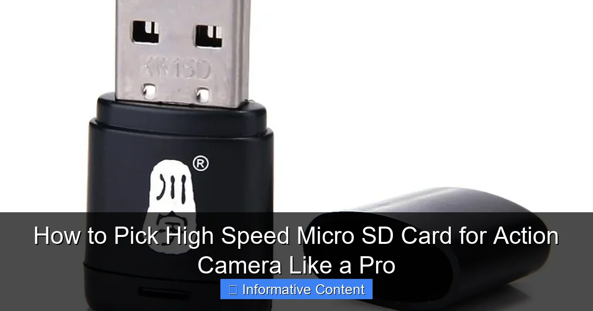 How to Pick High Speed Micro SD Card for Action Camera Like a Pro