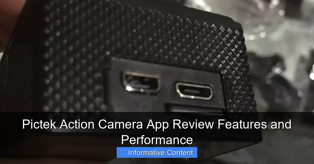 Pictek Action Camera App Review Features and Performance