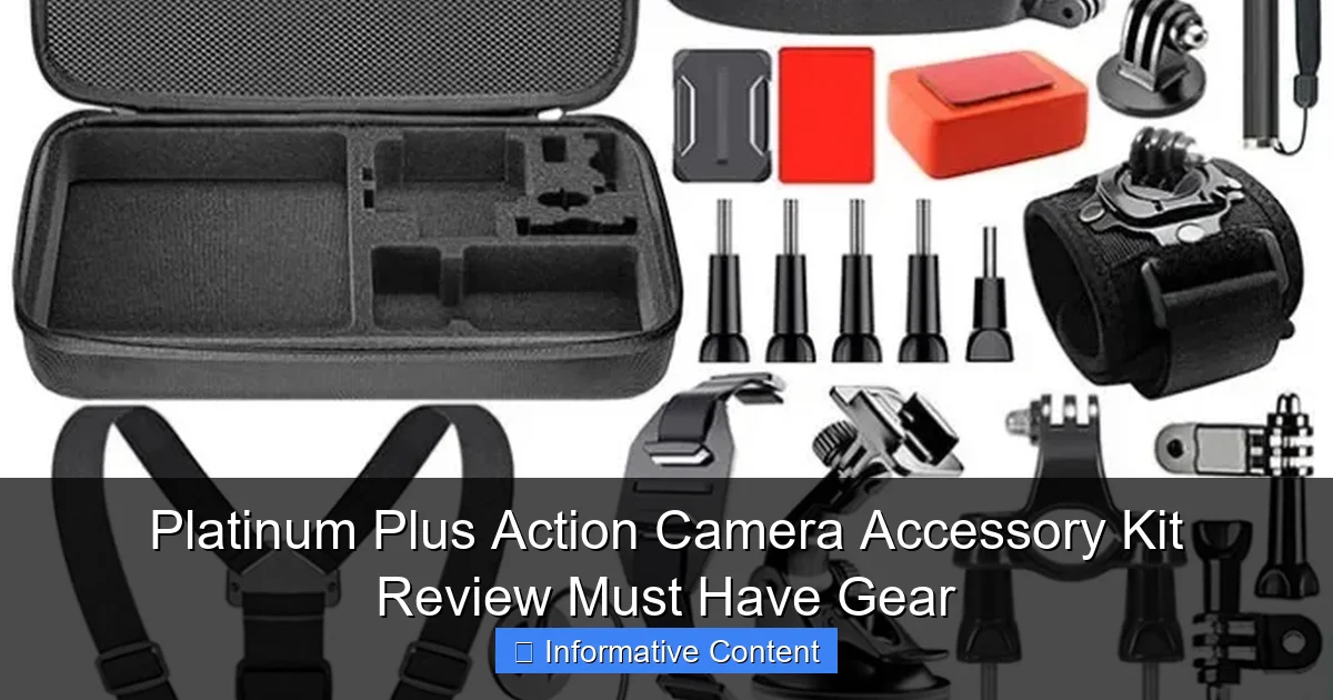 Platinum Plus Action Camera Accessory Kit Review Must Have Gear