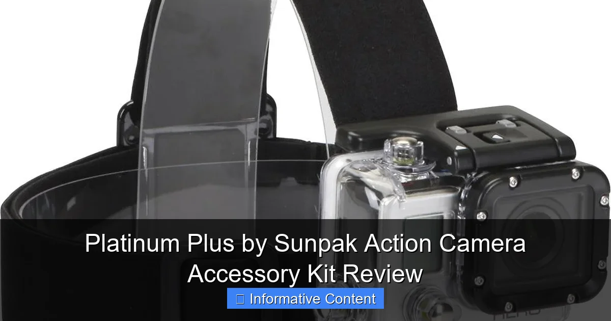 Platinum Plus by Sunpak Action Camera Accessory Kit Review