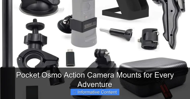 Pocket Osmo Action Camera Mounts for Every Adventure