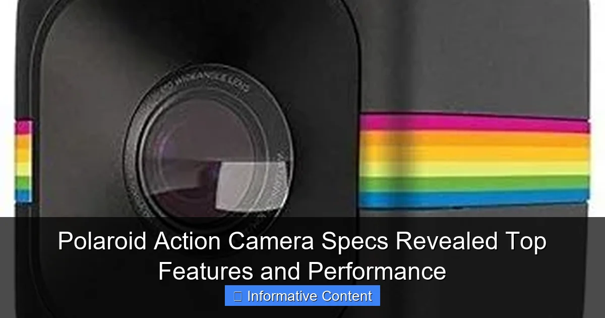 Polaroid Action Camera Specs Revealed Top Features and Performance
